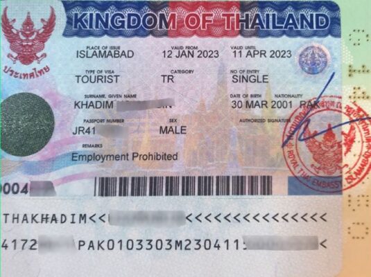 Thailand Visa Information and Travel Requirements for Pakistanis